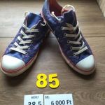 (85.) Converse alacsony szárú tornacipő 38, 5-es, lila, használt fotó