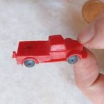 Mini trafikos fröccsöntött műanyag teherautó retro trafikáru játék autó fotó