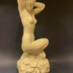 Kisfaludi Strobl Zsigmond (1884-1975) szobrászművész - Hatalmas porcelán szobra - " Fürdő után " fotó