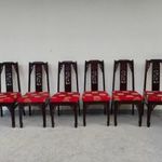 Kínai szék háttámlás faragott fa éttermi szék 6 darab 377 5728 fotó