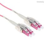 ACT Multimode 50/125 OM4 Polarity Twist fiber cable with LC connectors 0, 25m Pink RL8452 fotó