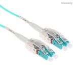 ACT Multimode 50/125 OM3 Polarity Twist fiber cable with LC connectors 0, 5m Blue RL8300 fotó