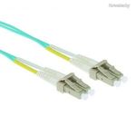 ACT LSZH Multimode 50/125 OM3 fiber cable duplex with LC connectors 0, 25m Blue RL9652 fotó