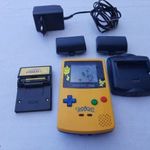 Nintendo Game Boy Color Pokemon Edition 2db tölthető aku+töltő+ Pokemon Pinball játék- Működik fotó
