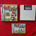 Super Mario Advance (Nintendo Game Boy Advance) gameboy GBA GB ANGOL eredeti CIB fotó