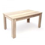 At-DSZ fa asztallapos étkezőasztal 160+50x90 fotó