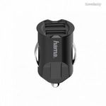 Hama 2-port USB Car Charger Black 00200015 fotó