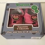 PIHEPUHA valódi bőr cipő BABÁKNAK ShuPeas 0-18 hónapos korig állítható babacipő "cupcake" rozsaszin fotó
