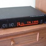 The t.amp TA1400 MKII komoly nagy teljesítményű nehéz PA STEREO torroid trafós végfok erősítő fotó