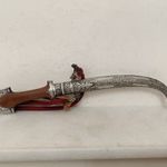 Antik Jambiya arab perzsa Szíria Marokkó berber tőr ezüst tokos kés fegyver 391 8092 fotó