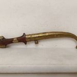 Antik Jambiya arab perzsa Szíria Marokkó berber tőr sárgaréz tokos kés fegyver XIX. sz. 392 8093 fotó