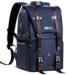 K&F Concept Multifunctional Camera Backpack 20L 15, 6" Waterproof with Tripod Straps Deep Blue KF-... fotó