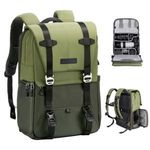 K&F Concept Multifunctional Camera Backpack 20L 15, 6" Waterproof with Tripod Straps Amy Green KF-... fotó