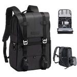 K&F Concept Multifunctional Camera Backpack 20L 15, 6" Waterproof with Tripod Straps Black/Grey KF... fotó