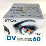6db TDK mini DV videókamera kazetta 60 1Ft NMÁ fotó
