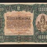 10000 korona, 1920 - VF fotó