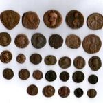 eredeti ókori érmék fotó