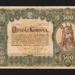 500 korona, 1920 - VF fotó