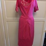 LUXUS márkás olasz D.EXTERIOR női S/M-es, 36-38-as pink színű viszkóz anyagú nyári egész ruha fotó