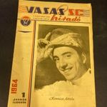 Ritka és különleges sport relikvia Vasas szurkolóknak / VASAS SC Híradó 1964 -- a Vasas újság fotó