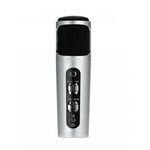 Akkus Mikrofon előerősítővel mobil és HiFi eszközökhöz + PC-hez karaoke/silver fotó