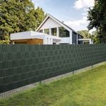 Belátásgátló kerítésszalag, 19cmx35m 450g/m2 zöld 23699 fotó