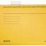 Függőmappa, karton, A4, LEITZ "Alpha Standard", sárga fotó