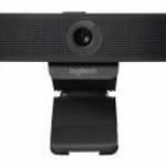 Logitech C925e 78°, 1080p, 720p, USB 2.0 fekete üzleti webkamera fotó