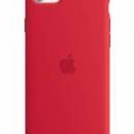 Apple iPhone SE 4.7" Vörös gyári szilikon mobiltelefon tok fotó