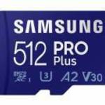 Samsung PRO Plus memóriakártya 512 GB MicroSDXC UHS-I Class 10 - SAMSUNG fotó