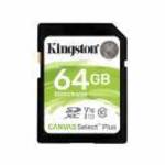 Kingston Canvas Select Plus 64GB SDXC Class 10 UHS-I U1 memóriakártya - KINGSTON fotó