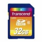 Transcend 32GB SDHC CL10 memóriakártya fotó
