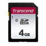 Transcend TS4GSDC300S SDHC SDC300S 4GB fekete/fehér memóriakártya fotó