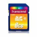 Transcend 8GB SDHC CL10 memóriakártya fotó