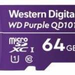 Western Digital Purple 64GB microSDXC Class 10 UHS-I memóriakártya - WESTERN DIGITAL fotó