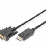 Digitus AK-340306-020-S video átalakító kábel 2 M DisplayPort DVI-D Fekete fotó