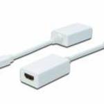 Digitus AK-340411-001-W video átalakító kábel 0, 15 M Mini DisplayPort HDMI Fehér - Assmann fotó