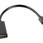 LANBERG AD-0005-BK Lanberg adapter mini Displayport(M)->HDMI(F) cable fotó