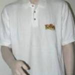 Új Gildan fehér pamut galléros piké férfi póló ing XL fotó