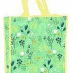Virág green shopping bag 34cm fotó