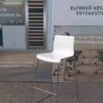 Ikea Gleen bárszék, fehér színű - használt szék fotó