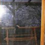 Óriási fa keretes tükör 138×110cm fotó