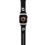 Karl Lagerfeld óraszíj fekete KLAWLSLKCNK Apple Watch 42mm / 44mm / 45mm / 49mm - KARL LAGERFELD fotó