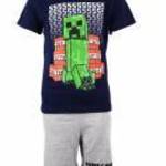 Minecraft gyerek rövid pizsama tnt 8év fotó