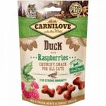 Carnilove Cat Crunchy Snack Duck & Raspberries- Kacsa Hússal és Málnával 50g fotó