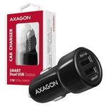 AXAGON PWC-5V5 2.4A + 2.4A Car Charger Black PWC-5V5 Kiegészítő, Kellék Töltő fotó