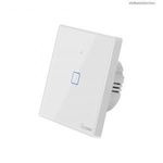Sonoff TX T2 EU 1C WiFi + RF vezérlésű, távvezérelhető, érintős villanykapcsoló (fehér, kerettel)... fotó