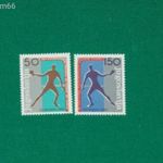 Jugoszlávia 1965 sport, asztalitenisz postatiszta sor, Mi: 1104-5 fotó