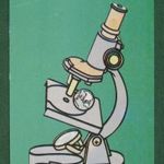 Kártyanaptár, Élet és Tudomány magazin, újság, grafikai rajzos, mikroszkóp, 1986, , X, fotó