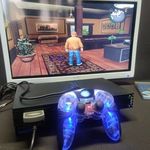 Playstation 2 FAT gép, 2 kontrollerrel fotó